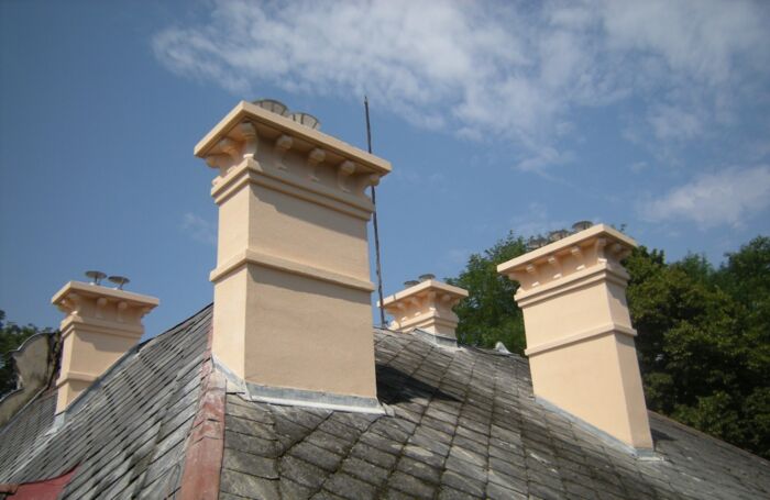 Einfamilienhaus - Sanierung Kaminkopf