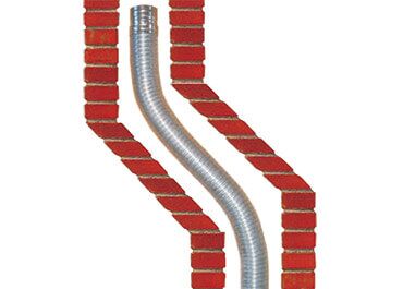 Edelstahlkamin flexibel