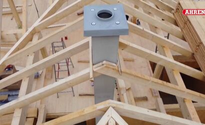 AHRENS LAF Fertigkamin - Versetzarbeiten