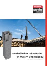 Geschoßhoher Schornstein im Massiv- und Holzbau