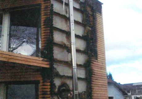 Brand nach unsachgemäßer Montage!