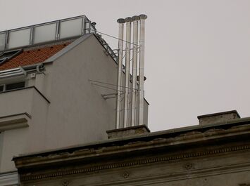Wohnhaus - Kaminhochführungen mit Aufsätzen