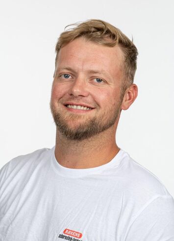 David Berger, Außendiensttechniker für Kaminsanierung