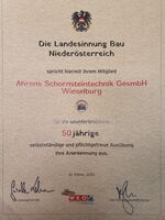 Auszeichnung Landesinnung Bau Niederösterreich